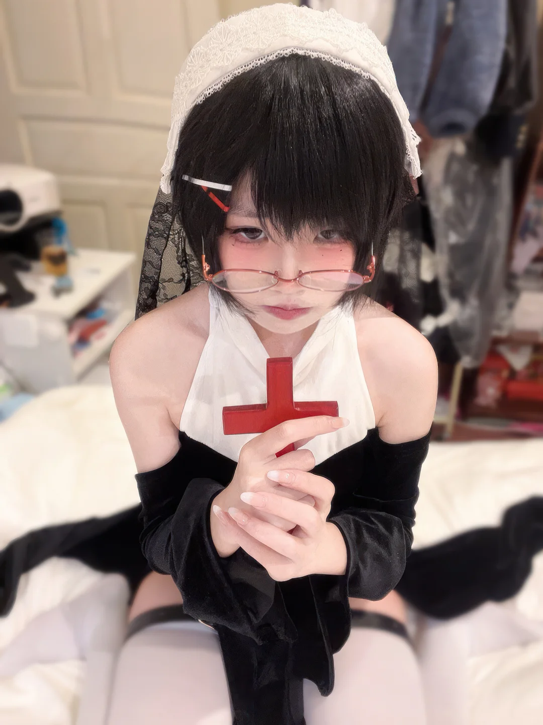 清水凪 - No.021 修女的祷告 [18P,1V-118MB] tg@simisebaisi 【丝足阁】017.webp